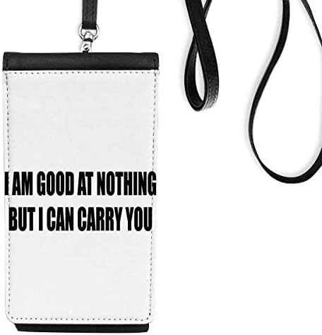 Шеги само опис уметнички деко подарок моден телефон паричник чанта што виси мобилна торбичка црн џеб