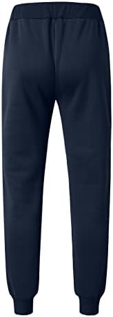 Sezcxlgg Mens Work Панталони Машка модна мека мека пантолона, топла еластична спортска пандејна панталони