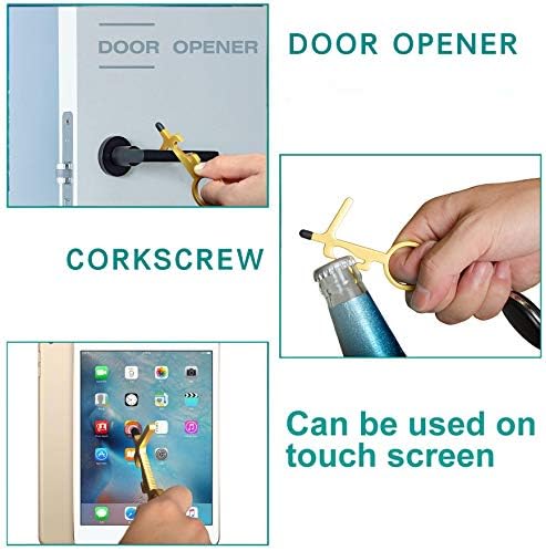 4 компјутери без алатка за отворање на вратата на допир, отворач на врата без допир со стилус, безконтактна алатка за прицврстување на тастатурата
