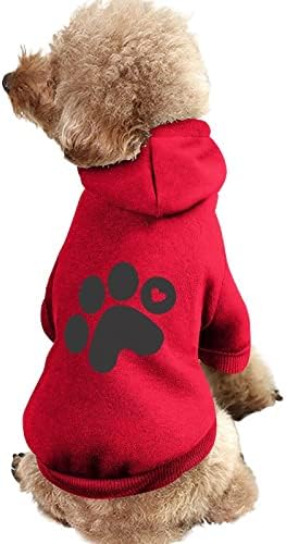 Кучиња шепа отпечатоци кучиња дуксери со кучиња симпатична качулка за џемпери миленичиња облека од облека со капа