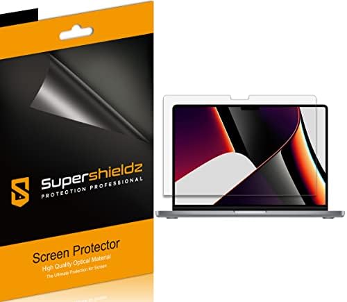 SuperShieldz дизајниран за заштитник на екранот MacBook Pro 14 инчи, јасен штит со висока дефиниција
