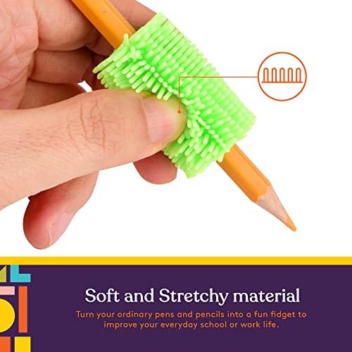 СПЕЦИЈАЛНИ материјали 50 скриени моливчиња за деца и возрасни - шарени, перничиња за ракопис, цртање, боење - ергономска десна или лева употреба - еднократна употреба