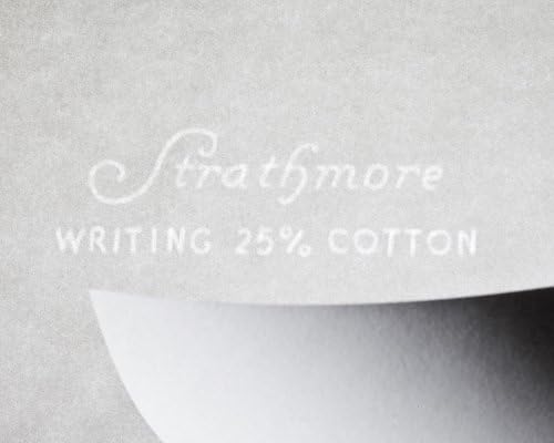 Стратмор пишува 25% памучна канцелариска хартија Wove Заврши 90 -светла светла бела сенка воден жиг, 24 lb 8,5x11 инчи 500 листови/рем - продаден