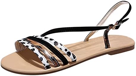 Амфибиски чевли на WASHERCE, жени на отворено, женски дијамантски модни модни обични римски римски чевли за одмор