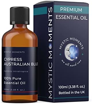 Мистични моменти | Кипар австралиско сино есенцијално масло 100мл - чисто и природно масло за дифузери, ароматерапија и масажа мешавини