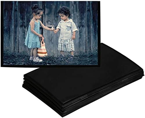 Иконични магнетни ракави со фотографии, црни, 4 x 6-инчи, 40-пакувања