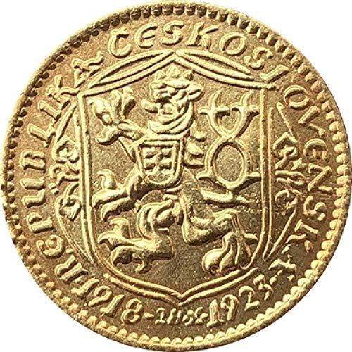 Предизвик Монета 1923 Чехословачка 1 Дукат Монети Копија 19 75мм Копија Подарок За Него Монета Колекција