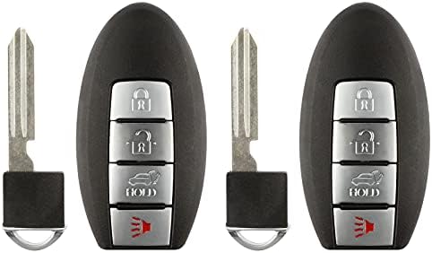 2x KeylessOption Далечински Клуч Fob 4btn За Nissan