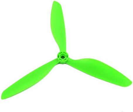 AEXIT 1 Поставете електрична опрема Зелена пластика RC Airplane Propeller Propeller Glodde 9045 + Adapter прстен на адаптер