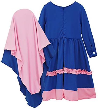 Абаја облека Детски фустан муслиманско бебе Рамадан Дубаи Девојче девојче облечена традиционална девојка девојка долга