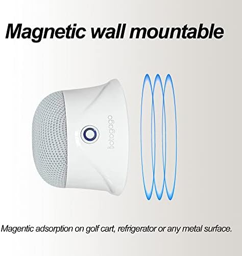 Преносен магнетски мини звучник за Bluetooth, 5W стерео звук, длабок бас, 9H Playtime, TWS Sounder Sounder за дома, патувања, колички за голф, поддршка Magsafe