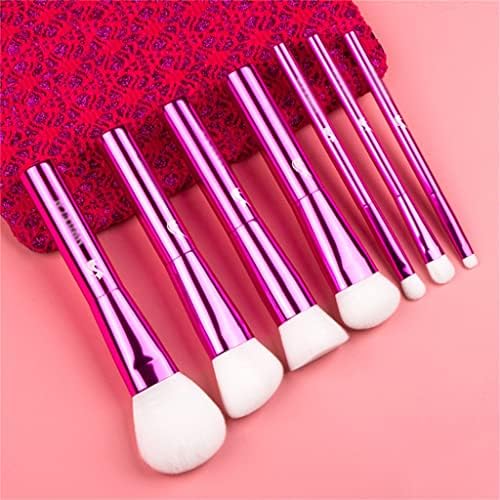 N/A Преносна розова синтетичка коса со шминка за шминка за шминка за поставување-бегнер (боја: А, големина