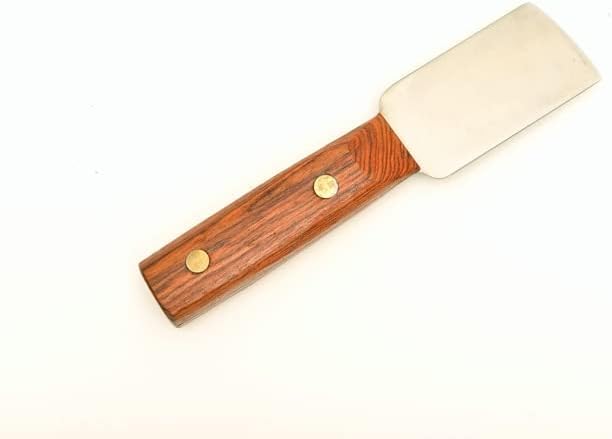 Професионален нож за сечење на кожа DIY кожен кожен алатка за острина алатка со голема брзина челик сечило -