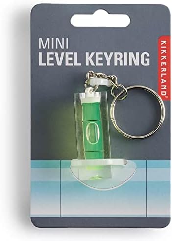 Кикерленд мини меурче Ниво на меурчиња Алатка за мерење на алатката за ниво на џеб, преносно ниво на клучеви на клучеви