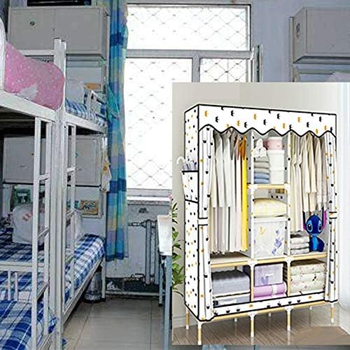 WSZJJ преносен гардероба плакарот ткаенина уметност гардероба складирање спална соба мебел гардероба гардероба не ткаени ткаенини