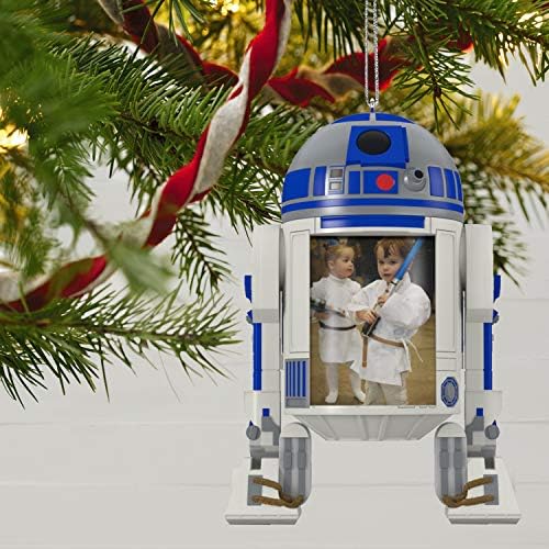 Hallmark Keepsake Christmas Ornament 2020, Војна на Starвездите R2-D2 Силата е со американската рамка за фотографии