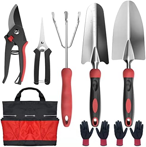 Сет за градинарски алатки, алатки за градинарство легура челична рака алатка за градинарски алатки поставени за жени за почетнички