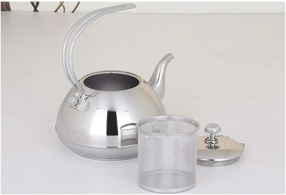 Канцелариски чајник Едноставно густо дебело не'рѓосувачки челик чајник за производство на чајник со чајник со котел за котел за оброк