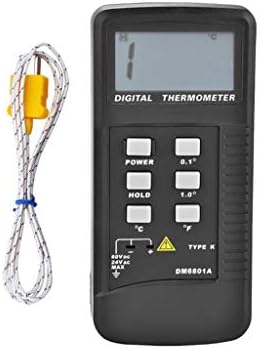 XDKL Преносни DM6801A Термометар Lcd Дигитален Дисплеј K-Тип Термоспој Термометар Температура Метар Температура Сензор