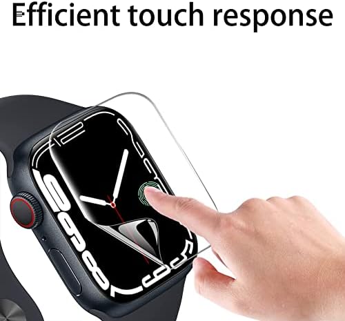 Миломдои Компатибилен За Apple Watch Серија 7 2021 Заштитник на Екранот 41mm, Флексибилен Заштитник На Екранот TPU, Без Меурчиња, Чувствителен