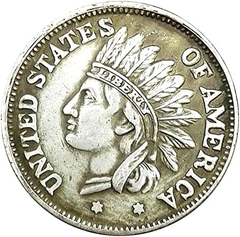 Противење 1851 Морган Монета Од Еден Долар - Американски Стари Монети-Голема Американска Монета-Американски Стар Морган Долар-Нециркулирана