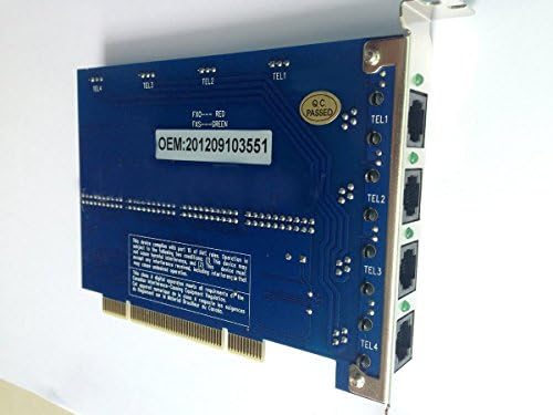 TDM400P FXO Картичка со 4 FXO Порти, Analog Asterisk Картичка PCI Поддржува Freepbx Issabel Dahdi За VoIP PBX Апарат