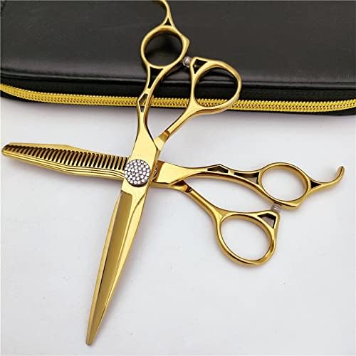 Ножици за ножици за сечење на косата, професионален бербер фризер со текстура за текстурирање на салони за ножици, јапонски не'рѓосувачки