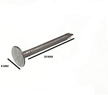 24 x галванизирана цинк позлатена временска доказ за челик за нокти 30мм