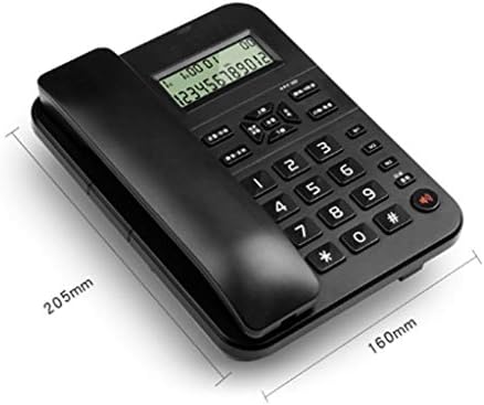 UXZDX CUJUX CORDED Телефон - Телефонски телефони - Телефон за ретро новинар - Телефон за лична карта, телефонски фиксна канцеларија
