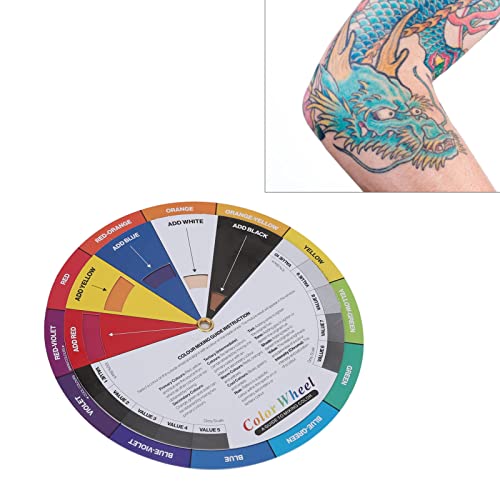 13см во боја на тркала во боја Миксер во боја на тркала во боја Мешање за мешање Водич за пигментна хартија Мешање на тркала во боја Креативна