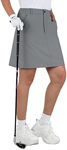 Anivivo женски голф -здолништа со здолништа од 18 отворено пешачење обични скејти со поштенски џебови Брзи суви здолништа со лесни