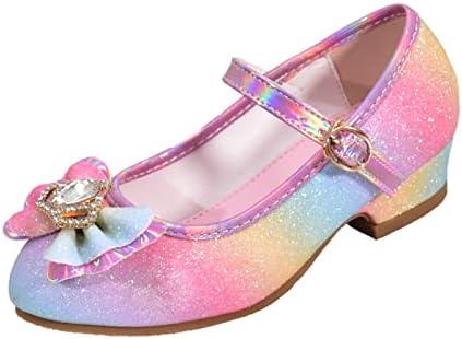 Деца чевли со дијамантски сјајни сандали принцези чевли лак високи потпетици покажуваат принцези чевли за новороденчиња момче чевли