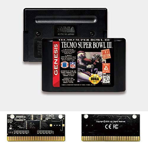 Адити Текмо Супер Боул III финално издание - САД етикета FlashKit MD PCB картичка за Sega Genesis Megadrive Video Game Console