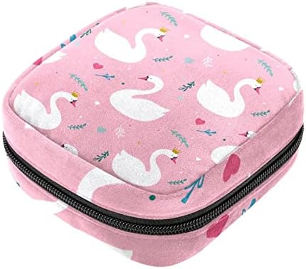 Еднорог животинско розов период торбичка менструална чаша торбичка, голема торба за складирање санитарна чанта за санитарни подлошки за салфетка, организатор на ?