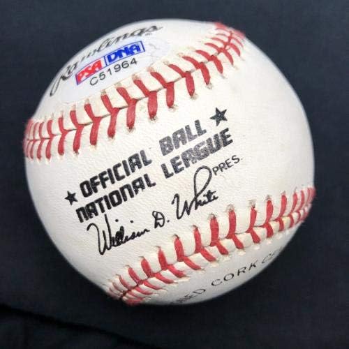 Френк Робинсон 1 -ви играч за да го освои МВП во НЛ АЛ потпишан бејзбол ПСА/ДНК - Автограмирани бејзбол