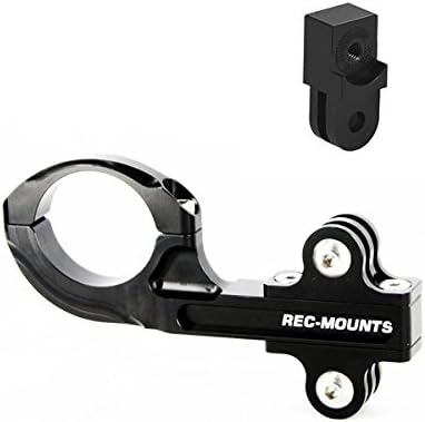 Mounts Rec-B31-Serfas Bar Mount Camera & Light Set, компатибилен со GoPro Shimano Sports Camera, Garmin Virb Elite/Serfas Light, компатибилен