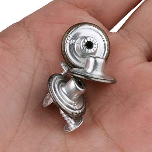 Замена на копчињата за копчињата Zaldita 40 поставуваат копчиња од 17мм за шиење на копчињата за шиење со навртки и метална основа во пластична