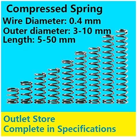 Изворите на компресија се погодни за повеќето поправка I компресија на пролетниот ротор Враќање на пролетната компресија на пролетната жица Дијаметар