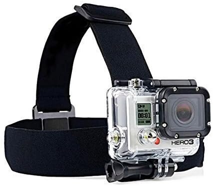 Zoukfox Head Strap Camera Mount + Quick Clip Компатибилен одговара за GoPro Hero5 Black, Hero5 Session, Hero4 Black, Hero4 Silver и Hero