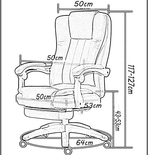 Канцелариски стол Мх Чаир Дома 150° Дизајн На Потпирање Двојно Задно Седиште Природен Памук И Ленен Шеф Стол Со Висина На Подигнување На