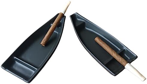 Цигари во форма на чамци за цигари на отворено пепелник за плевел цигари за цигари за цигари за пушка за керамички керамика уникатна
