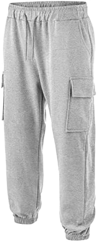 Оо, џемпери за мажи со џебови кои работат панталони за вежбање со џогирање