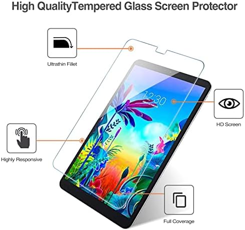 ProCase LG G Pad 5 10.1 Заштитник На Екранот 2019, Заштитник На Екранот Со Калено Стакло Заштитник На Екранот за 10.1 инчен LG
