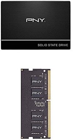 PNY CS900 1TB 2.5 ”SATA III Внатрешен погон на цврста состојба - и 16 GB DDR4 2666MHz Меморија на лаптоп - Меморија -
