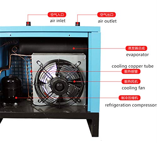 Ханчен 1. 5м3 фрижидер За воздух Фен За Компримиран воздух Фен За Компресор Фен За Сушење