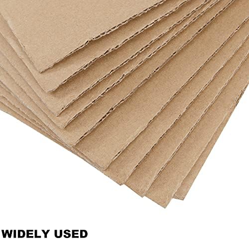 Шеутсан 50 пакет 11 x 17 инчи чаршафи, 1/8 дебела природна боја со средна тежина што може да се рециклираат брановидни картонски влошки