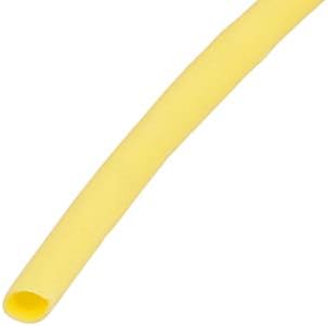 Аексит 10м Должина Електрична опрема 1мм Внатрешна Диа Полиолефинска Изолација Топлинска Смалувачка Цевка Завиткајте Жолто
