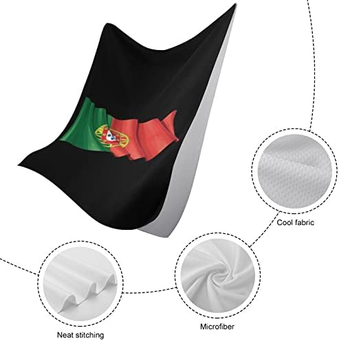 Португалско знаме Брзо суви крпи за миење садови високо апсорбирани крпи за лице за лице за рачни крпи за бања бања хотел