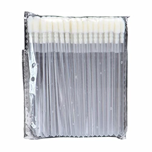 Пресадени трепки цврста усна четка за чистење памук стап Нов пакет од 50 преносни усни глазура четка за усни четка за миење садови