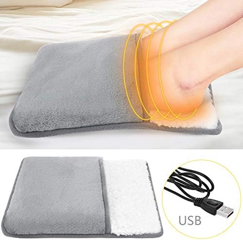 Потопли стапала загревање на топла зимска USB папучи подлога Електрична рака/стапало што може да се мијат домашни текстили за затоплување